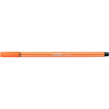 Rostirón, filctoll 1mm, M STABILO Pen 68 halvány narancssárga