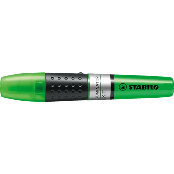 Szövegkiemelő 2-5mm, hengeres test Stabilo Luminator zöld