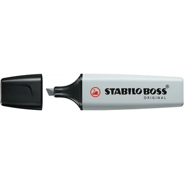 Szövegkiemelő 2-5mm, vágott hegyű, STABILO Boss original Pastel szürke