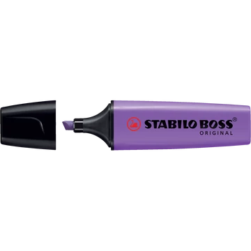 Szövegkiemelő 2-5mm, vágott hegyű, STABILO Boss original lila