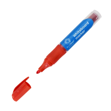 Táblamarker 3mm, kerek, cserélhető betétes, Bluering piros