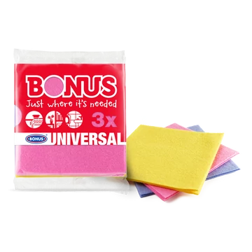 Törlőkendő általános 3 db/csomag Bonus_B163