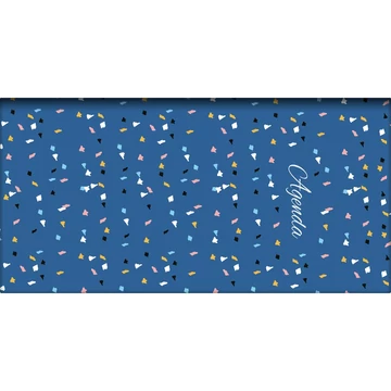 Zsebnaptár Colors fekvő heti, fehér lapokkal Sky Dayliner 2026.