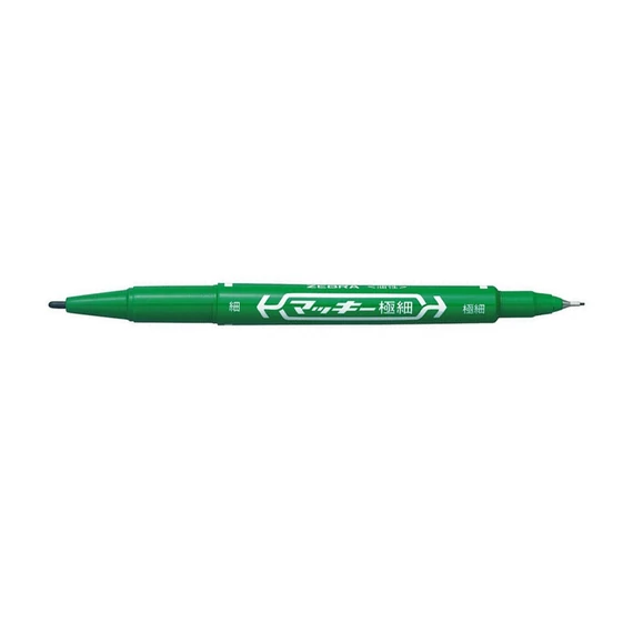 Alkoholos marker Extra fine Zebra MCKIE CARE zöld