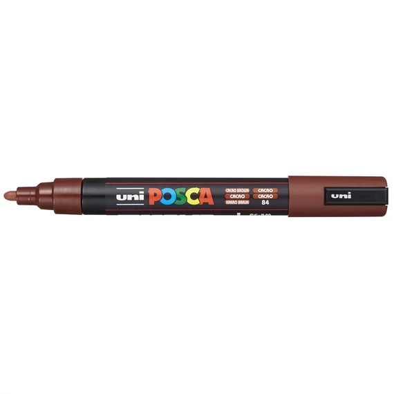 Dekormarker 1,8-2,5mm, Uni Posca PC-5M kakaó
