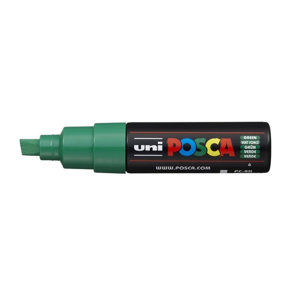 Dekormarker 8mm, Uni Posca PC-8K zöld