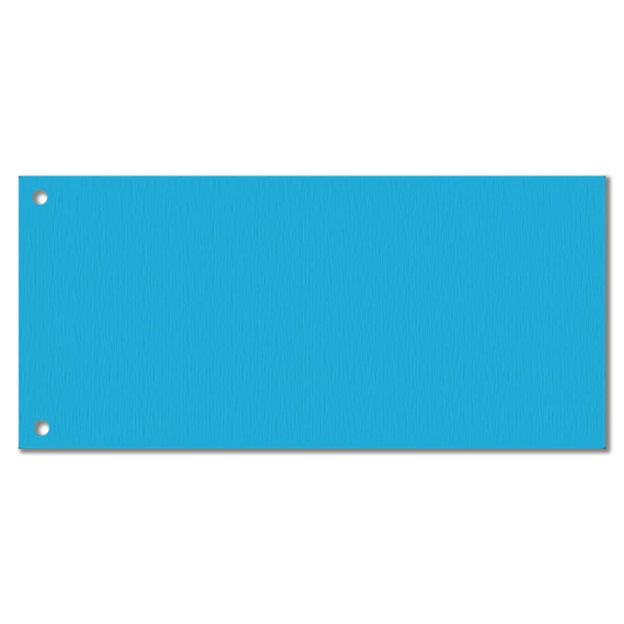 Elválasztócsík, karton 190g. 10,5x24cm, 100 db/csomag, Bluering® kék