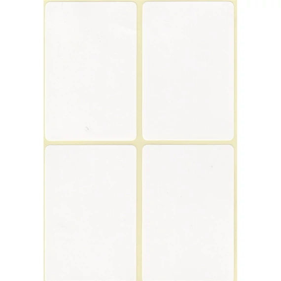 Etikett címke, 45x70mm, 15 lap, 4 címke/lap