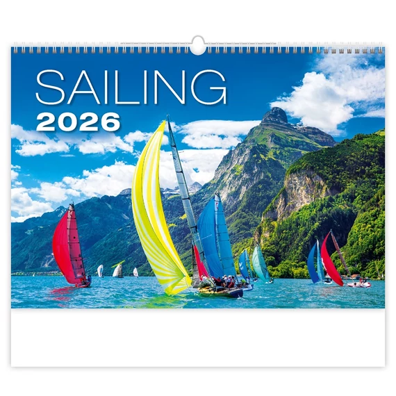 Falinaptár képes 315 x 450 mm, fehér lapokkal Sailing Dayliner 2026.