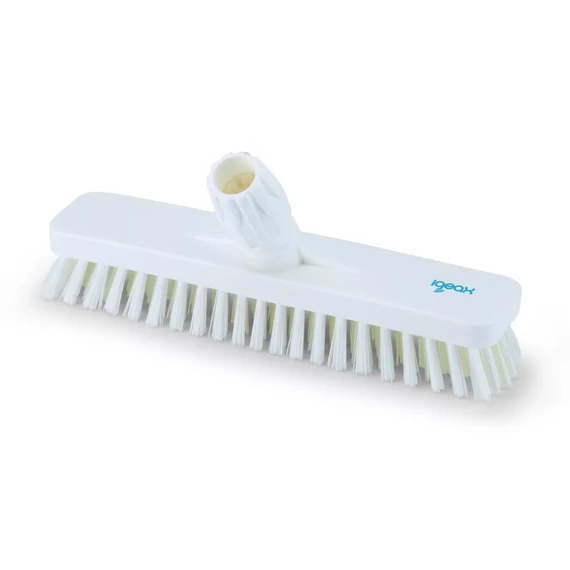Súrolókefe fej műanyag 30 cm széles nyelezhető 0,5 mm Aricasa/Igeax fehér_1016WM