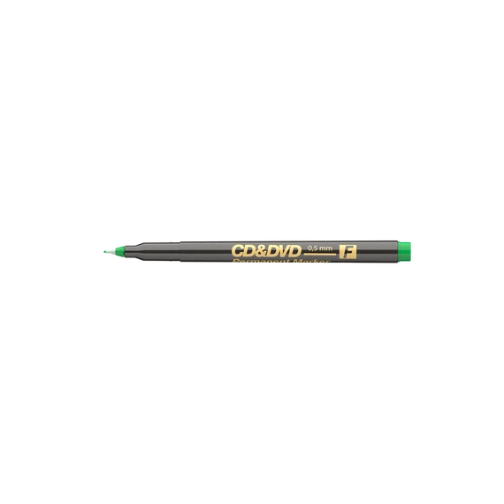 Alkoholos marker 0,5mm, CD/DVD F Ico, zöld