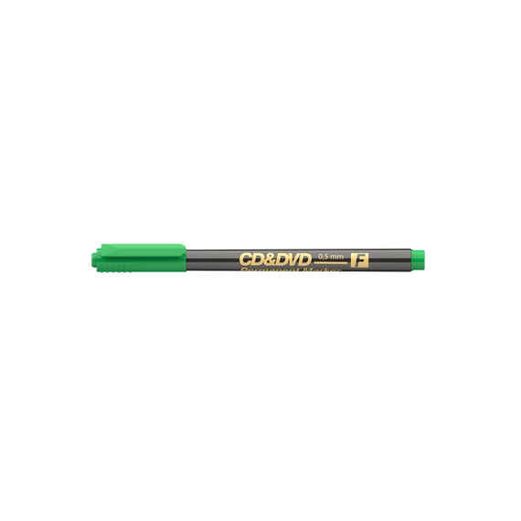 Alkoholos marker 0,5mm, CD/DVD F Ico, zöld