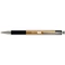 Golyóstoll 0,7mm, metál pezsgő test, Zebra F-301A, írásszín kék