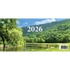 Asztali naptár 325mmx155mm, fehérlapok, álló tartóval 2026.