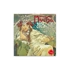 Falinaptár képes lemeznaptár 300x300mm, Alphonse Mucha Realsystem 2026.