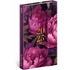 Határidőnapló mágnessel záródó, fehér lapokkal Purple Flowers 130x160 mm, Presco