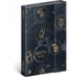 Határidőnapló mágnessel záródó, krémszínű lapokkal Harry Potter-Lumos 110×160 mm, Presco