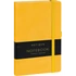 Keménytáblás notesz pontozott vonalozással krémszínű lapokkal leszorító gumiszalaggal Yellow 130x210mm, Presco
