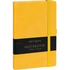 Keménytáblás notesz vonalas krémszínű lapokkal leszorító gumiszalaggal Yellow 130x210mm, Presco